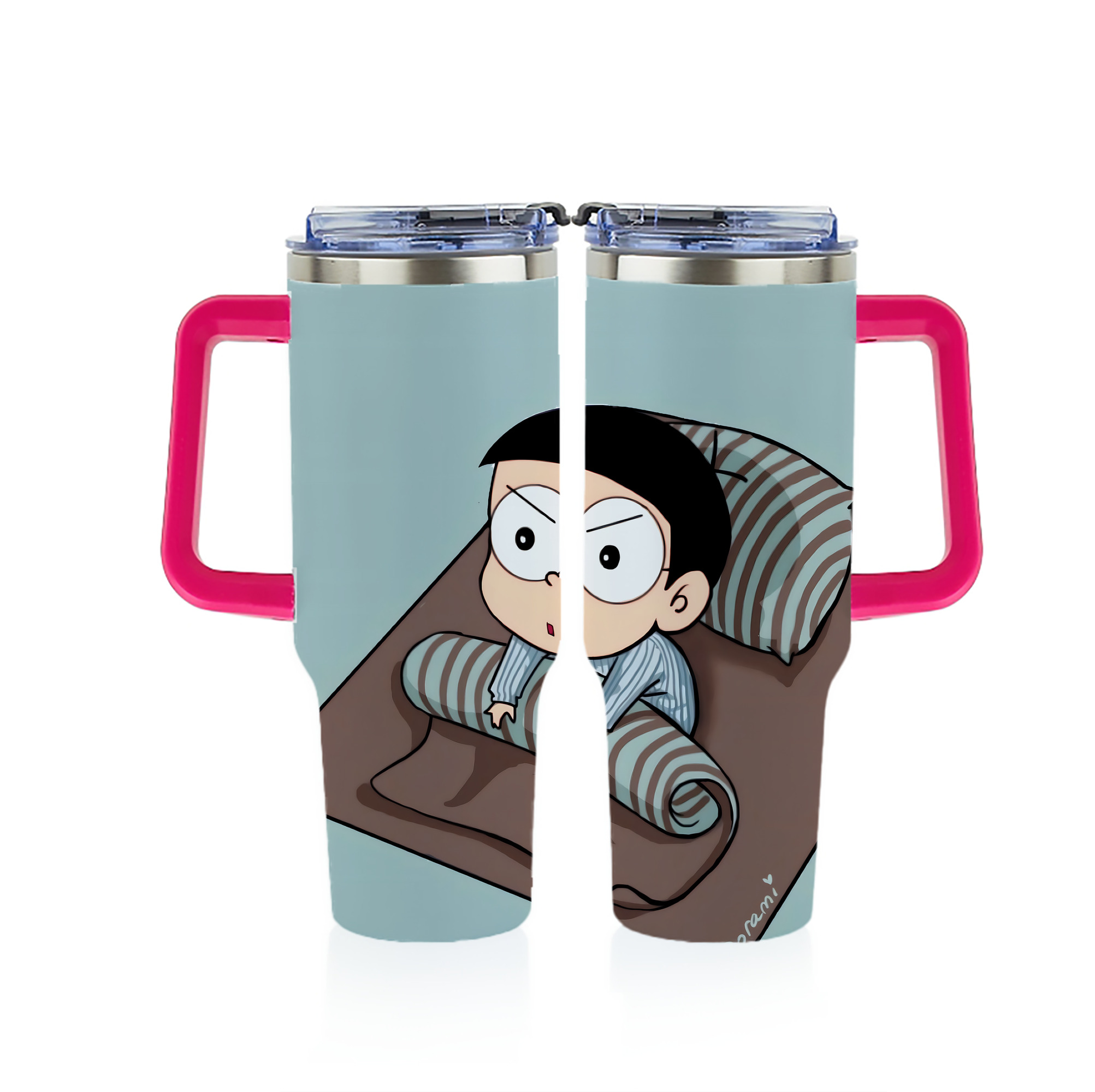 （画像用） ドラえもん Doraemon 1200ｍLフルプリント車用タンブラー